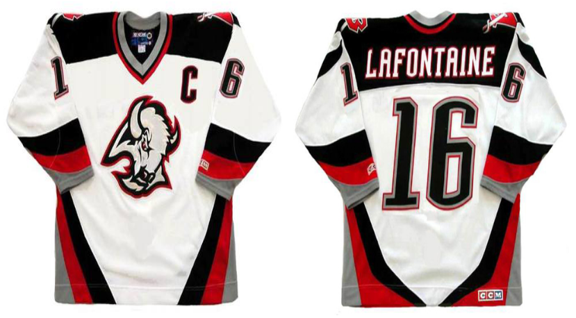 2019 Men Buffalo Sabres #16 Lafontaine white CCM NHL jerseys